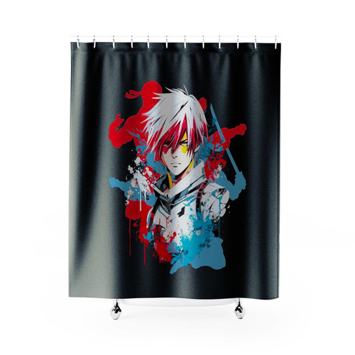 My Hero Academia Shoto Todoroki Shower Curtains
