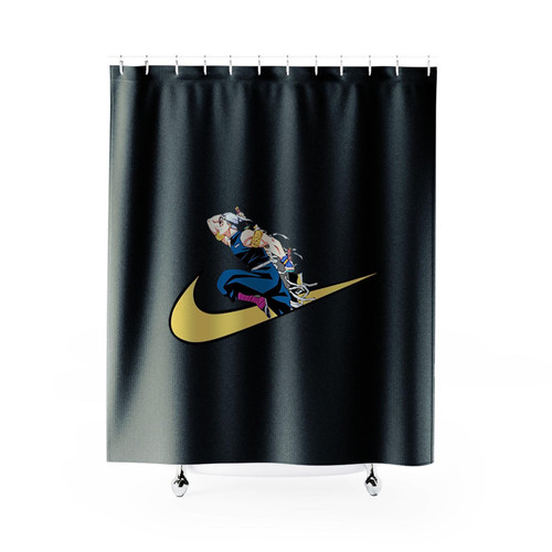 Nike Logo Uzui Tengen Demon Slayer Shower Curtains