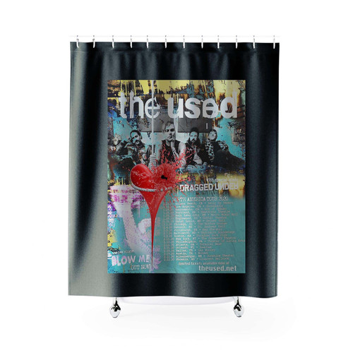 The Used Announce Early 2020 U.S. Tour Shower Curtains