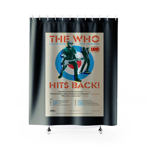 The Who Announce A Uk Summer Tour Shower Curtains