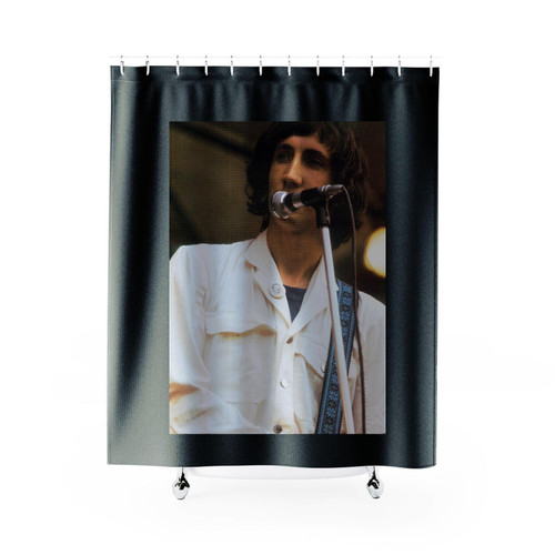 The Who Page 1969 Isle Of Wight Festival Concert Pete Townshend R82 Shower Curtains
