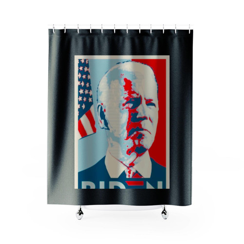 President Joe Biden Hope Poster Shower Curtains