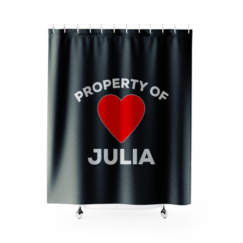 Property Of Julia Shower Curtains