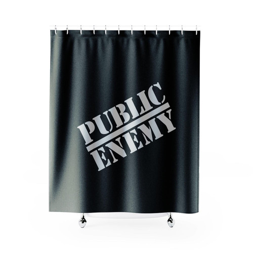Public Enemy Big Logo Shower Curtains