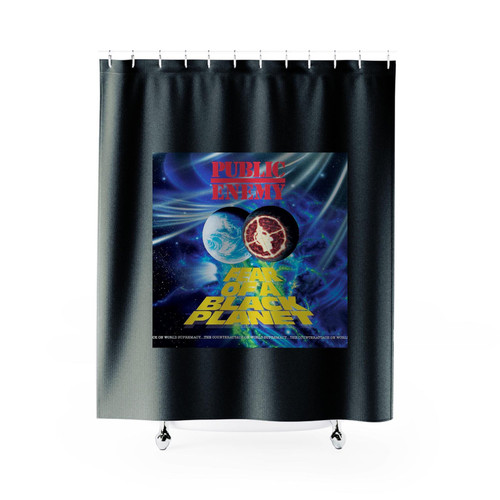Public Enemy Fear Of Black Planet Shower Curtains