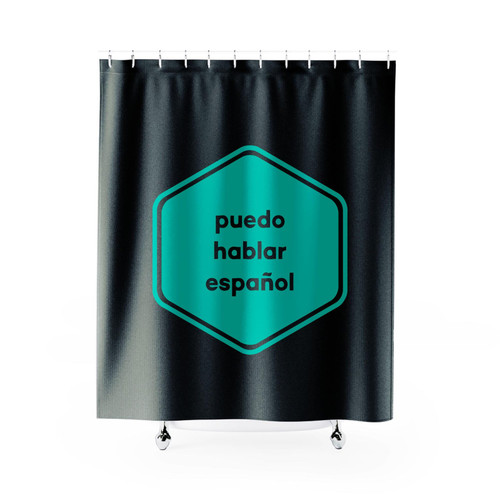 Puedo Hablar Espanol Shower Curtains
