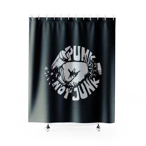 Punk Not Junk Shower Curtains