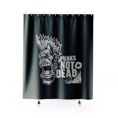 Punks Not Dead Punk Rock Music Shower Curtains
