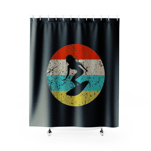 Retro Style Surfer Shower Curtains