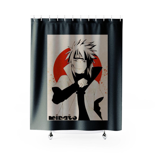 Retro Vintage Minato Naruto Shower Curtains