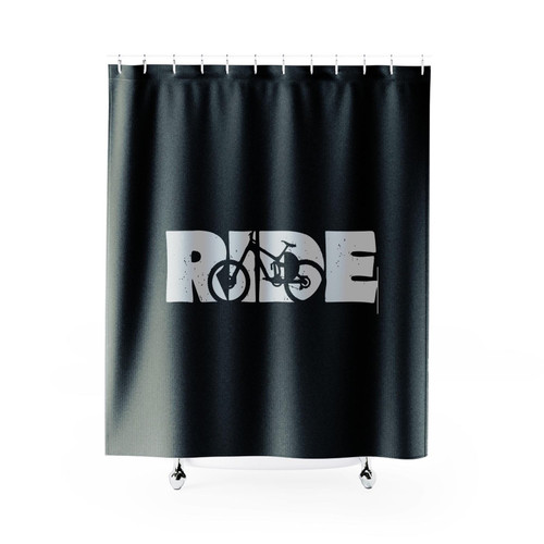 Ride Mtb Mountain Bike Shower Curtains