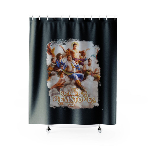 Righteous Gemstones Painting Shower Curtains