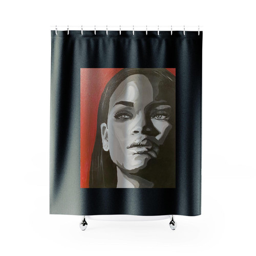 Rihanna Fan Art Shower Curtains