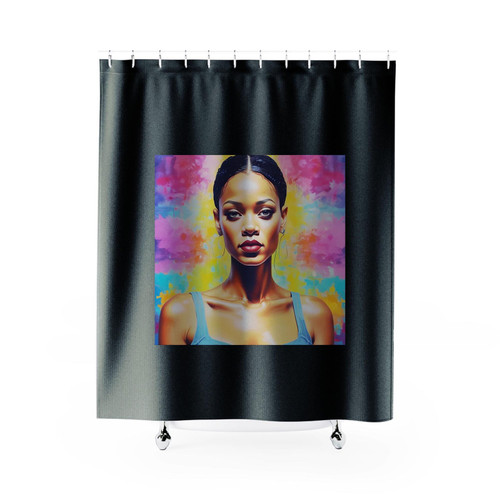 Rihanna Music Shower Curtains