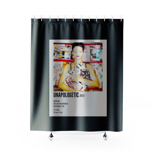 Rihanna Unapologetic 2012 Album Shower Curtains