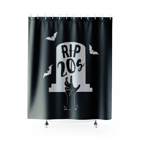 Rip 20S 30Th Birthday Shower Curtains