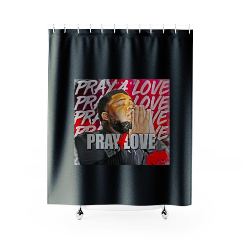 Rod Wave Pray For Love Shower Curtains
