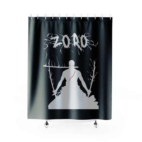 Roronoa Zoro From One Piece Shower Curtains