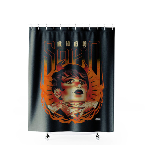 Ruby Soho Skin Deep Shower Curtains