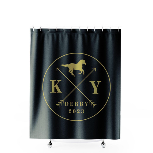 2023 Kentucky Derby Horse Lover Shower Curtains