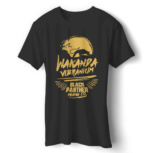 Black Panther Wakanda Vibranium Mining Man's T-Shirt