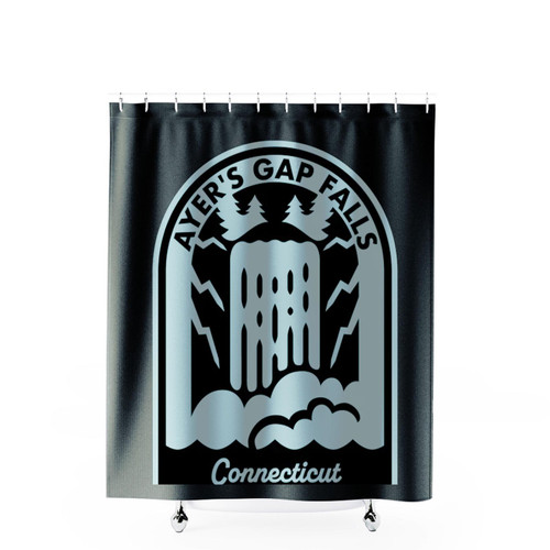 Ayers Gap Falls Connecticut Shower Curtains
