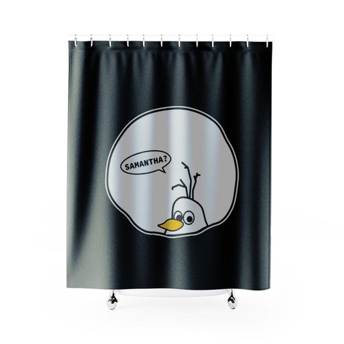 Samantha Cartoon Duck Shower Curtains