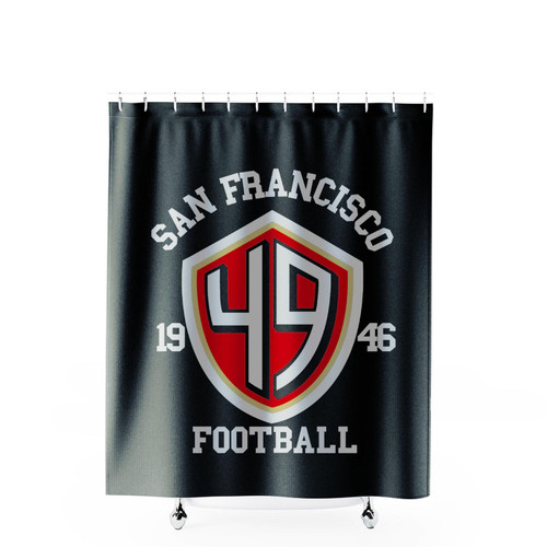 San Francisco 1946 Retro Shower Curtains
