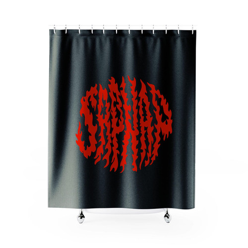Sapnap Flame Name Shower Curtains