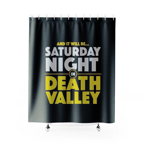 Saturday Night In Death Valley Louisiana Football Gameday Shower Curtains