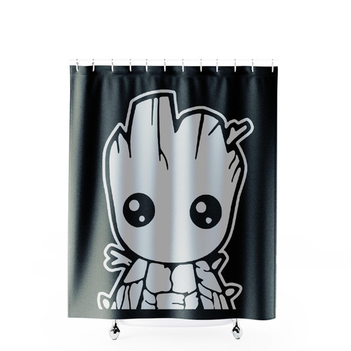Baby Groot I Am Groot Guardians Of The Galaxy Shower Curtains