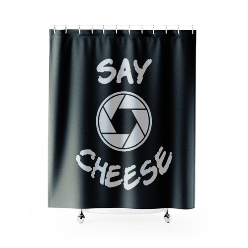 Say Cheese Shower Curtains