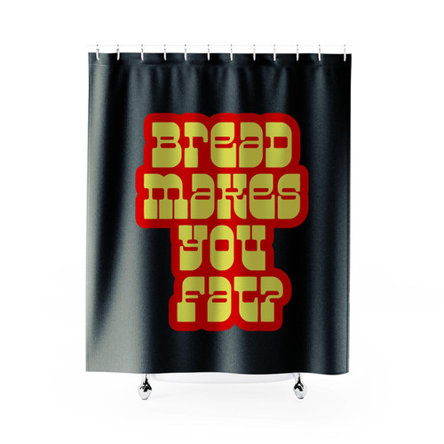 Scott Pilgrim Bread Makes You Fat Shower Curtains