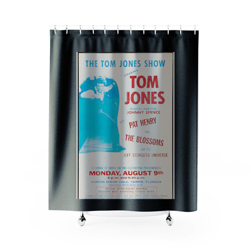 Tom Jones Show Concert Shower Curtains