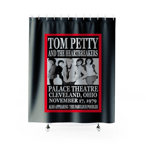 Tom Petty & The Heartbreakers Replica Concert Poster Shower Curtains