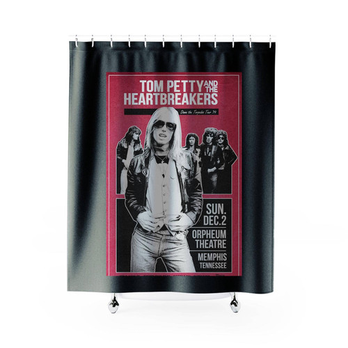 Tom Petty And The Heartbreakers Concert Shower Curtains