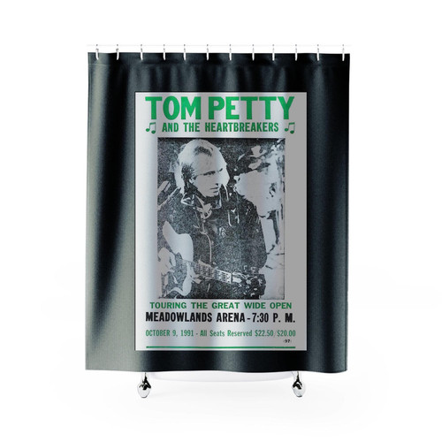 Tom Petty And The Heartbreakers Vintage Style Concert Shower Curtains