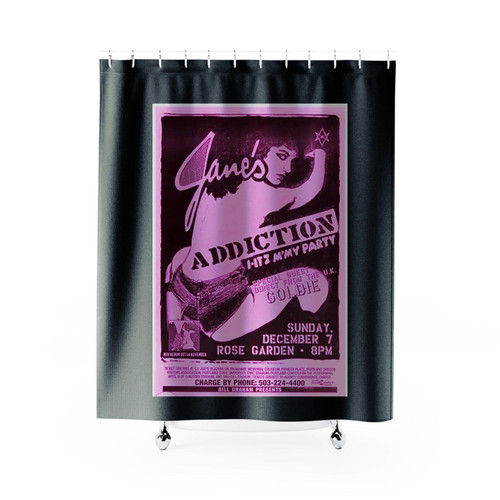 1997 Jane's Addiction Rose Garden Shower Curtains