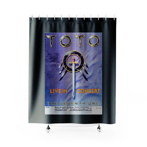 Toto The Seventh One Frankfurt 1988 Shower Curtains Toto The Seventh One Frankfurt 1988 Shower Curtains