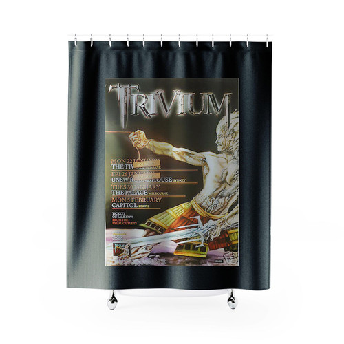 Trivium 2007 Australian Concert Tour Shower Curtains