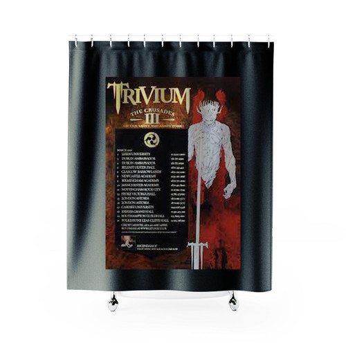 Trivium Ascend Above The Ashes Tour Shower Curtains