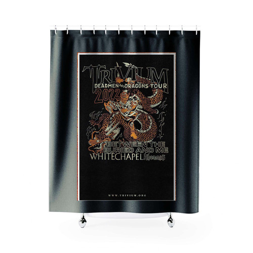 Trivium Between The Buried And Me Tour 2022 Ltd Ed New Rare Shower Curtains