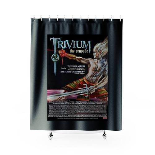 Trivium The Crusade Shower Curtains Trivium The Crusade Shower Curtains