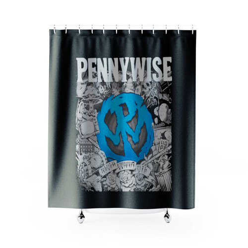 Pennywise Never Gonna Die Shower Curtains