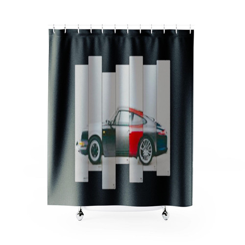 Porsche 911 Evolution Shower Curtains