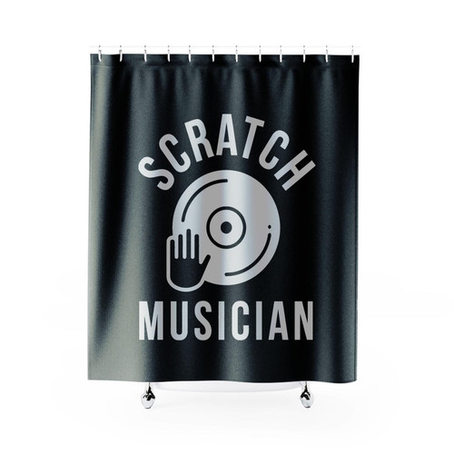Scratch Musician Shower Curtains