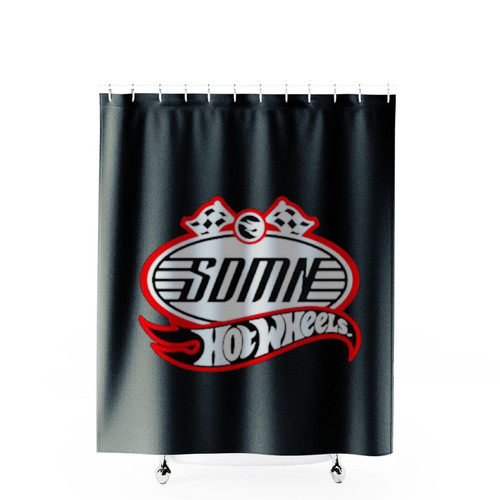 Sdmn X Hot Wheels Shower Curtains