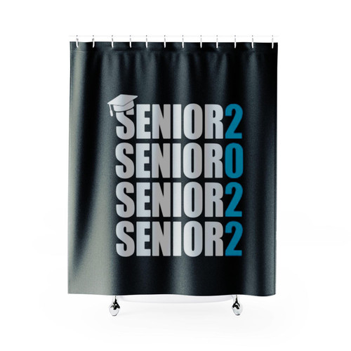 Seniors 2020 Class Of 2022 Graduation Shower Curtains