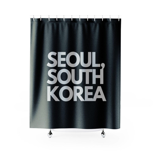 Seoul Printed South Korea Shower Curtains