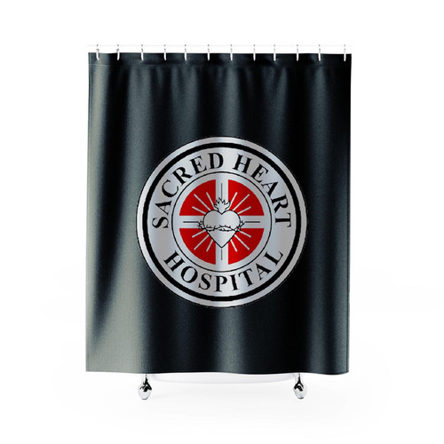 Sacred Heart Hospital Art Love Logo Shower Curtains